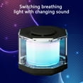 thumbnail image 4 of xjwjuw Mini Crystal Glass Bluetooth Speaker with RGB Lights, Bluetooth 5.0, Type-C Fast Charging, Card Playback & Hands-Free Calls, for Music & Ambient Decoration Desktop, Bedroom, Outdoor and Home, 4 of 9