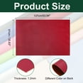 thumbnail image 2 of Uxcell Faux Leather Fabric Sheets, 54x36 Inch Waterproof Solid Soft PU Synthetic Leather Sheet for Upholstery Replacement Renovate Sofa Furniture Bag Crafts DIY Sewings(Red), 2 of 5