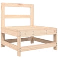thumbnail image 3 of vidaXL Garden Lounge Set Natural Pine Solid Pine Wood Large Modular, 3 of 6