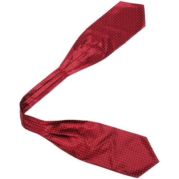 GAXIRE 1Pcs Dark Red Polyester Square Neck Tie For Men's Classic Look 12.3x5.9x0.2in