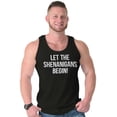 thumbnail image 3 of Let The Shenanigans Begin St Patricks Tank Top T Shirts Men Women Brisco Brands X, 3 of 5
