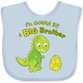 thumbnail image 3 of Inktastic I'm Gonna Be a Big Brother-dino Boys Baby Bib, 3 of 4