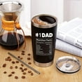 thumbnail image 4 of Gifts for Dad from Daughter Son 20oz Nutrition Facts Coffee Tumbler Unique Gifts for Fathers Day from Wife Best Mens Gifts for Birthday the Man the Myth the Legend Tumbler for New Dad Step Dad, 4 of 6