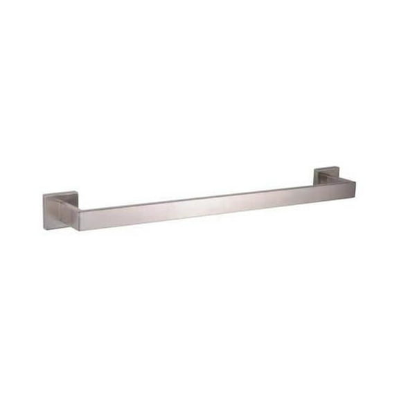 24 in. Bagno Lucido Stainless Steel Towel Bar, Satin Nickel