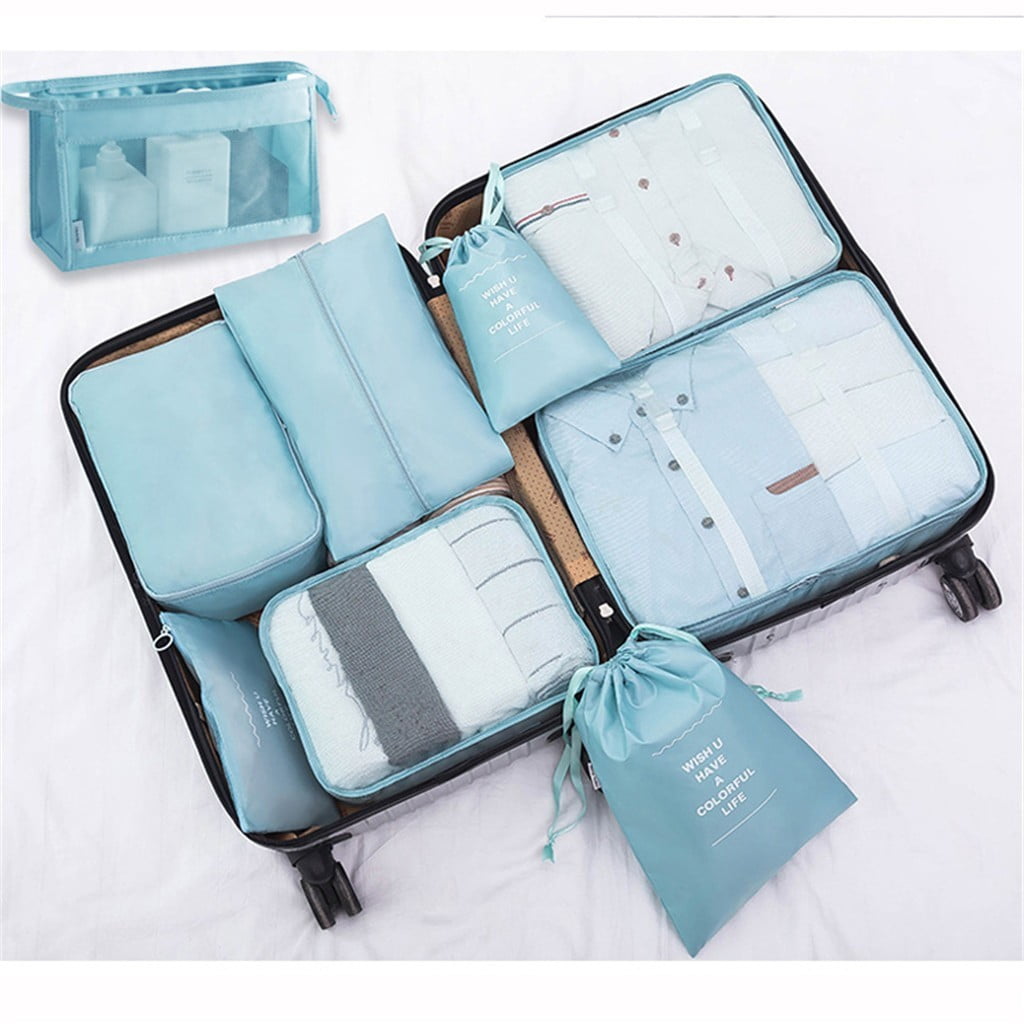 9 Set Packing Cubes for Suitcases Travel Luggage Packing Organizers, Travel Essentials Accessories Luggage Organizer
