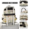 thumbnail image 3 of FORMRS Mini Backpack Purse for Women Travel Daypack Casual Shoulder Bag, Beige Wildflowers, 3 of 7