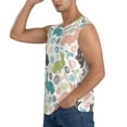 thumbnail image 3 of Picia Easter Rabbit mens Cotton Tank Undershirts , Moisture-wicking Ribbed Tanks, Lightweight Cotton Tank Undershirts-Large, 3 of 8