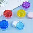thumbnail image 4 of 6Pcs Travel Bottles Pots Sample Pots Mini Travel Pots for Toiletries Small Travel Cream Pots Clear Cosmetic Containers Jars Leakproof Round Empty Plastic Cosmetic Jars with Lids for Makeup (20g, 10g), 4 of 6