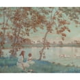 thumbnail image 2 of Edward Dufner 23x20 Gold Ornate Framed and Double Matted Museum Art Print Titled - Summer Days (1918), 2 of 4