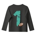 thumbnail image 4 of Tiijoy Teen Girls Long Sleeve T-Shirt Football Print Crew Neck T Shirt, Sizes 13-14, 4 of 4
