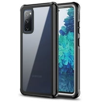 Dteck Case for Samsung Galaxy S20 FE with Built-in Screen Protector, Hybrid Rugged Shockproof Case Anti-Scratched Clear Back Protective Case for Samsung Galaxy S20 FE 5G/4G SM-G781