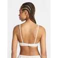 thumbnail image 2 of No Boundaries Woven Cotton Triangle Bralette, Women's XS-XXXL, 2 of 4
