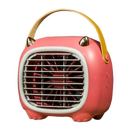 

CHOMOEN USB Hand-held Fan Portable Air Conditioner Small Personal USB Air Cooler Humidifier and Purifier Desktop