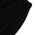 thumbnail image 5 of ClodeEU Women's Summer Plus Size Elastic Waist Shorts, Solid Color Casual Loose Shorts with Pockets Black,Women's Plus XXXL, 5 of 5