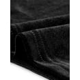 thumbnail image 5 of DARING DIVA Women's Velvet Long Sleeve V Neck Stylish Blouses XS Black, 5 of 6