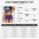 thumbnail image 5 of Fotbe Bright Purple Butterflies Shorts Sin Costuras – Shorts Deportivos de Cintura Alta para Mujer, Elásticos para Gimnasio, Yoga, Running o Ciclismo-Large, 5 of 8
