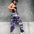 thumbnail image 3 of Pantalon Cargo Militaire Camouflage pour Femmes, Pantalon Décontracté d'Armée avec Multiples Poches 1 Pcs, 3 of 7