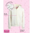 thumbnail image 2 of Real Love Girls' Sweatshirt - Super Soft Plush Sherpa Zip Up Hoodie Sweatshirt (7-16), 2 of 7