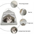 thumbnail image 4 of RnemiTe-amo Removable Cushion Soft Small Pet Bed, Gray, 4 of 6