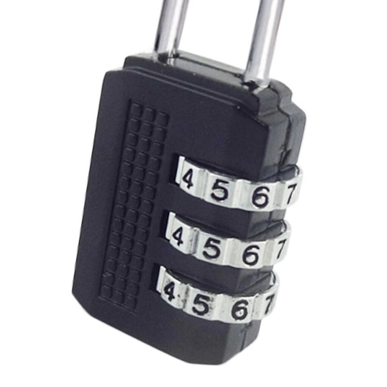 QWORK Safety Padlock, 2 Pack 5 Digital Password Cabinet Door Long Handles  Combination Lock, Luggage Locker, Wardrobe, Gym Locker, Door Cabinet Locks