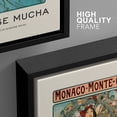 thumbnail image 4 of wall26 Framed Canvas Print Wall Art Set Alphonse Mucha Art Nouveau Women Posters Nature People Illustrations Fine Art Decorative Retro Portrait for Living Room, Bedroom, Office - 24"x36"x3, 4 of 5