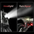thumbnail image 6 of 72V 6000W Electric Scooter Adults, up to 55 MPH, 11" Wheel Tubeless Off Road Tire, Hydraulic Suspension, Foldable Escooter with Seat, 6 of 9