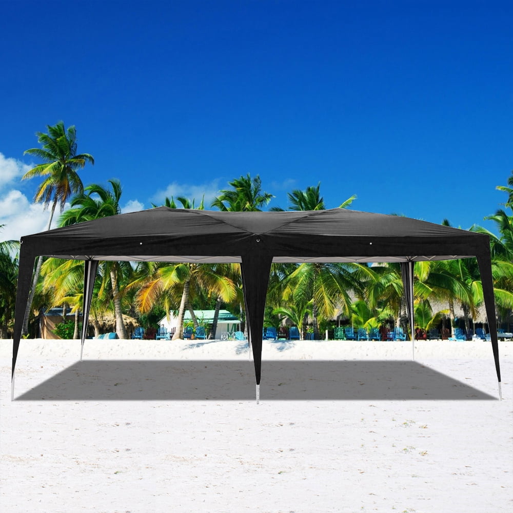 10x 20 Ft Portable Pop Up Gazebo, Beach Canopy Party Tent with 6 Sidewalls, Heavy Duty Tent for Camping 10x 20 Ft Portable Pop Up Gazebo, Beach Canopy Party Tent with 6 Sidewalls, Heavy Duty Tent for Camping