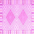 thumbnail image 1 of Ahgly Company Indoor Square Southwestern Pink Country Area Rugs, 7' Square, 1 of 4