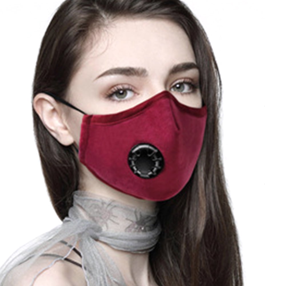 Face Bandanas with Breathing Valve with 2pcs Filter Replaceable Filters Haze Dust Face Health for Kids Face Bandanas with Breathing Valve with 2pcs Filter Replaceable Filters Haze Dust Face Health for Kids