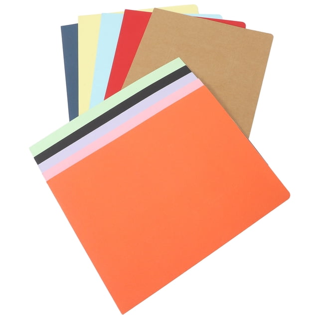 AURARMLET 10Ud Archivos Carpetas De Papel Con Bolsillos Organizador Para Documentos Color Surtido