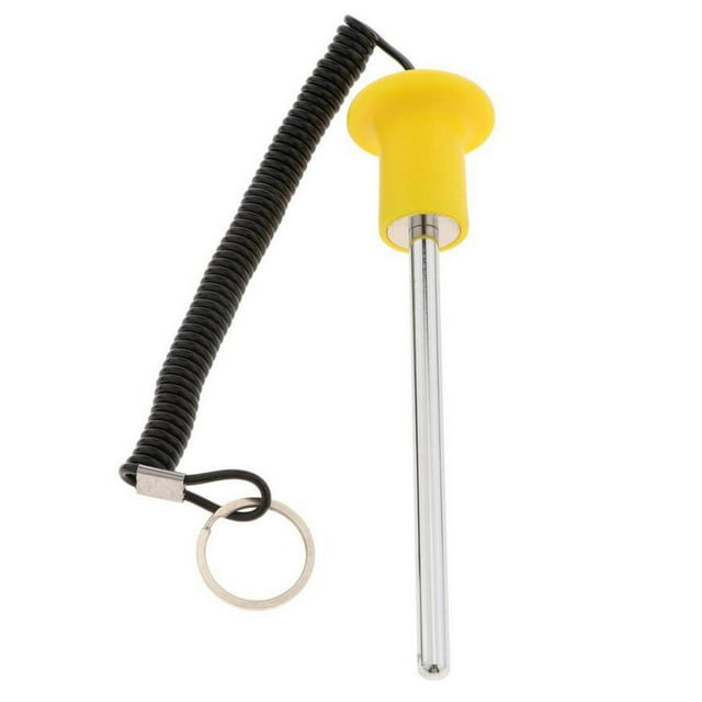 QualitChoice Weight Stack Pin Accessories Multipurpose Stainless Steel Machine Weight Pin Yellow 8x125mm