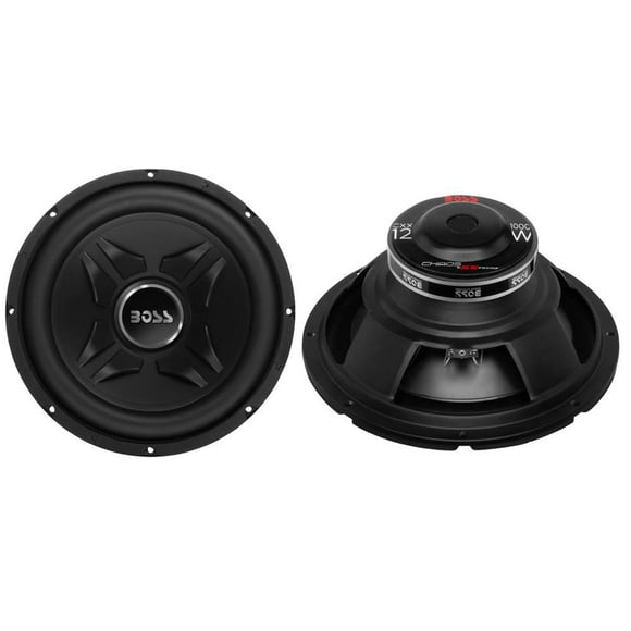 Boss CXX12 12" 2000W 4-Ohm Car Audio Power Subwoofers Sub Woofer Stereo