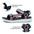 Women's Hiking Sandals Adjustable Hook and Loop Straps Sport Sandal