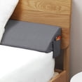 thumbnail image 2 of Funda de almohada Vekkia para cama queen size, cojín en forma de cuña, gris, 2 of 2