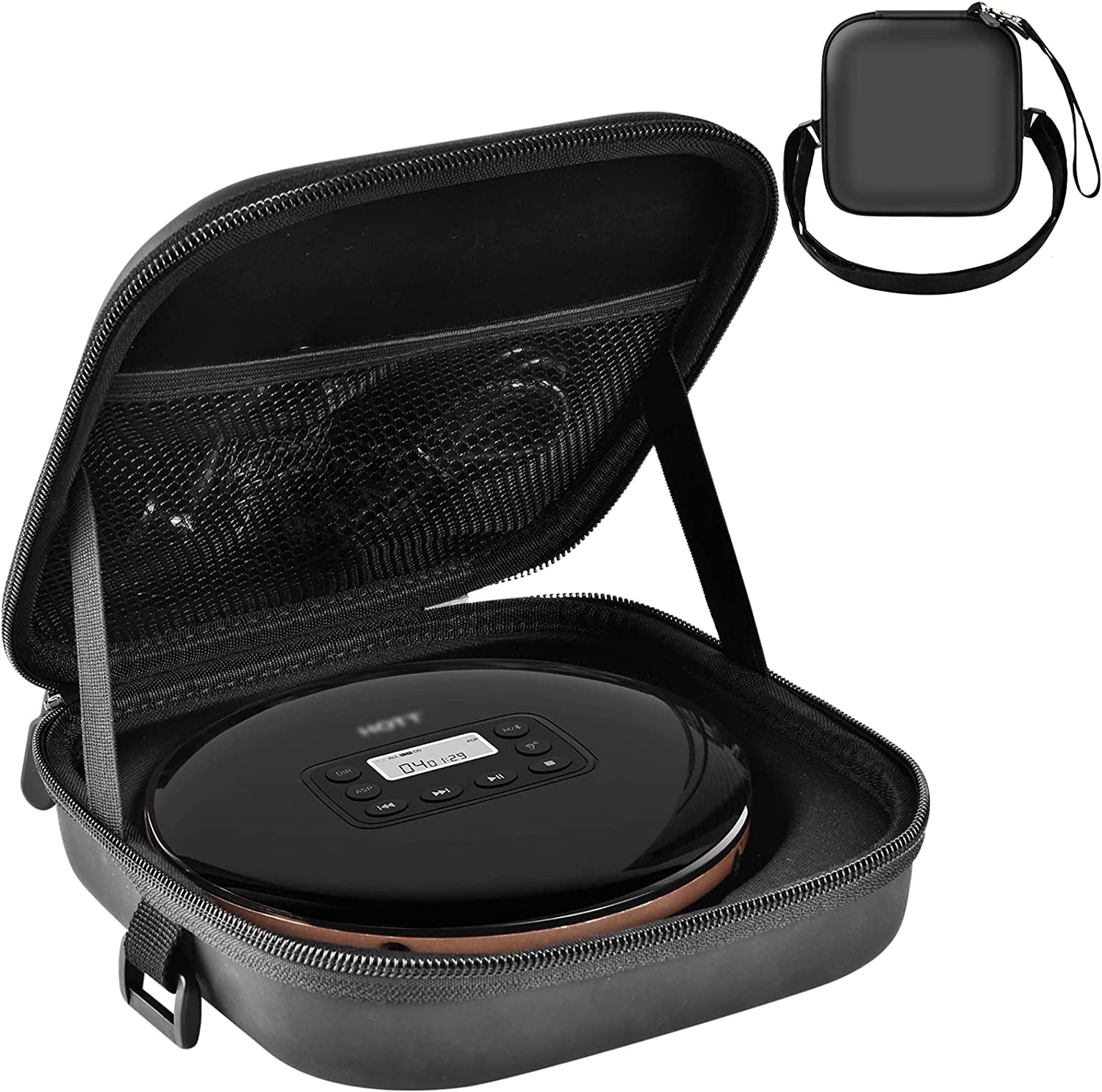 Portable CD Player Case for Personal Disc Player, Travel Carrying