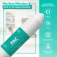 thumbnail image 2 of Express Water Post Activated Carbon (PAC) Water Filter Replacement – 5 Micron Inline Filter – 10 inch, 1/4" Threaded Fitting – Under Sink and Reverse Osmosis System, 2 of 7