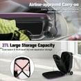 thumbnail image 5 of Advwin Scooter Luggage for Kids & Adults, Hardside Ride on Suitcase for Kids Ages 4-15 Multifunctional Lightweight Foldable Carry on Luggage with Wheels Ride on for Children Teenagers, Purple, 5 of 10