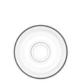thumbnail image 3 of LAV Clear Glass Saucers Set of 6, Non-Leaded European Made Round Turkish Tea Plates, 4 in, 3 of 5
