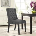 thumbnail image 4 of Modern Contemporary Urban Design Kitchen Room Dining Chair, Grey Gray, Fabric, 4 of 4