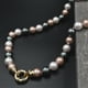 thumbnail image 4 of Set 2 Piezas Collar y Aretes Perla de Mallorca 8mm 45cm | Salmon, 4 of 6