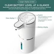 Automatic Soap Dispenser,Foaming Soap Dispenser Touchless 380ml ,Rechargeable Hand Free Automatic Foam Liquid Soap Dispenser for Bathroom or Kitchen