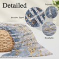 thumbnail image 6 of Yellow Blue Forest Queen Size Pillow Cover, Pillowcase Protectors with Zipper, Breathable Decorative Throw Pillow Case Cover, Modern Oil Painting Art Pillow Shams for Couch Sofa 20x30Inch, 6 of 8