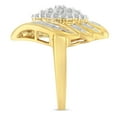 thumbnail image 4 of 10K Yellow Gold 3/4ct. TDW Diamond Cocktail Ring (I-J, I2-I3), 4 of 7