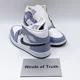 thumbnail image 5 of Ni-k-e Air Jordan 1 MID DQ8426-145 White/Indigo Haze Men's Shoes US3-18 New, 5 of 6