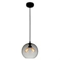 thumbnail image 1 of 2 Light Down Mini Pendant with Transparent Smoke finish, 1 of 6