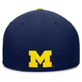 thumbnail image 4 of Men's Fanatics  Navy Michigan Wolverines Pick Off Fitted Hat, 4 of 4