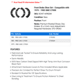 thumbnail image 2 of Front Brake Shoe Set - Compatible with 1979 - 1985 GMC C7000 1980 1981 1982 1983 1984, 2 of 2