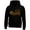 Black, variant on Gold Queen Crown Printed Women's Royal Blue Hoodie Sweatshirt Medium