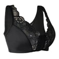 thumbnail image 5 of Cathalem Bralettes pour Femmes avec Soutien Sans Couture Plongeant Invisible Multi-Positions, Noir L, 5 of 5