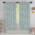 thumbnail image 5 of Blackout Kids Curtains,Pioneer Flower Floral Print Pattern Childrens Insulated Curtains Set Of 2,Bedroom Essentials,Toddler Room Decor 42"x63", 5 of 5